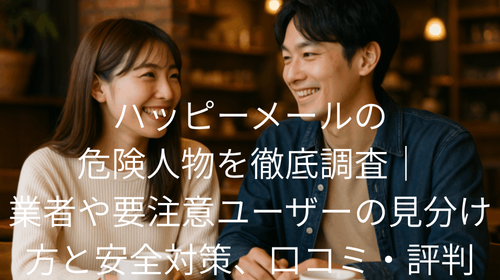 ハッピーメール 危険人物