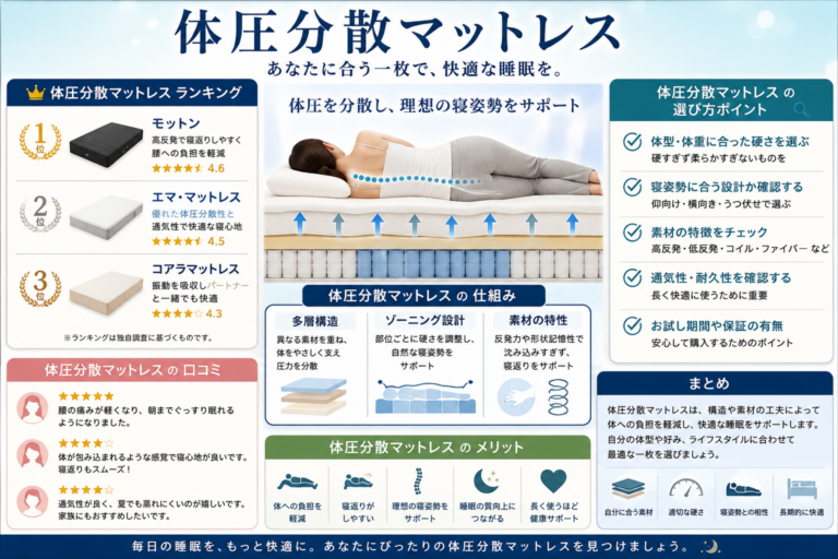 体圧分散マットレス の仕組み