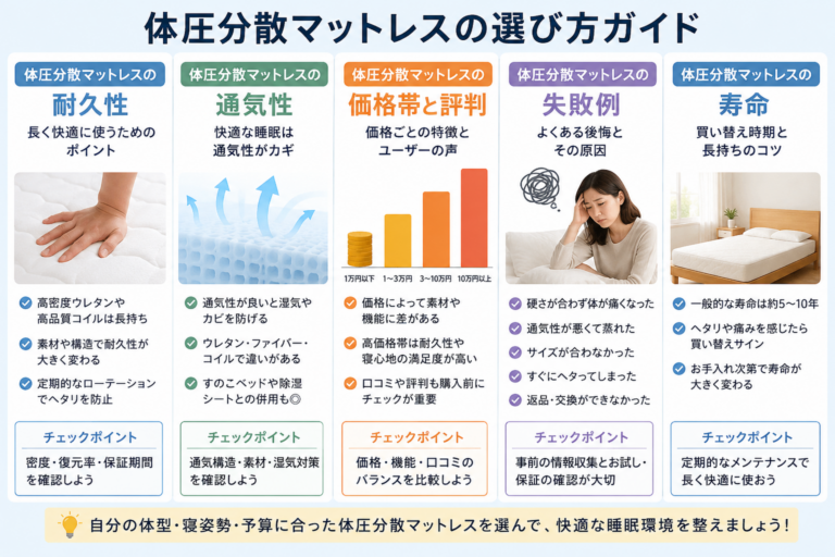 体圧分散マットレス の寿命