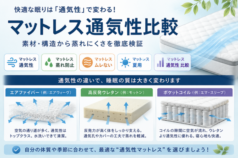 マットレス 通気性 比較