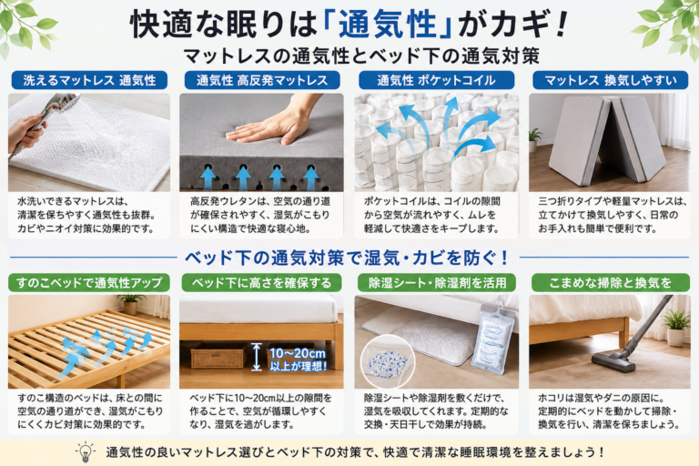 ベッド下 通気対策