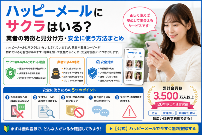 ハッピーメール サクラ