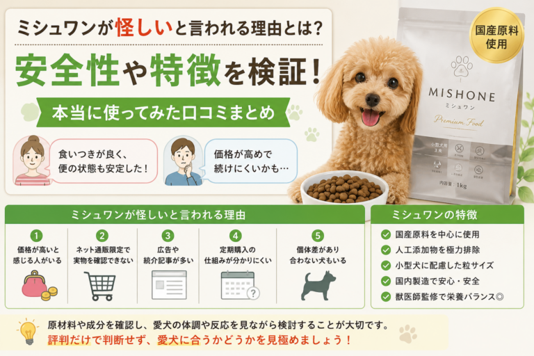 ミシュワン 怪しい