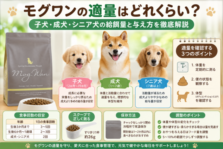 モグワン 量