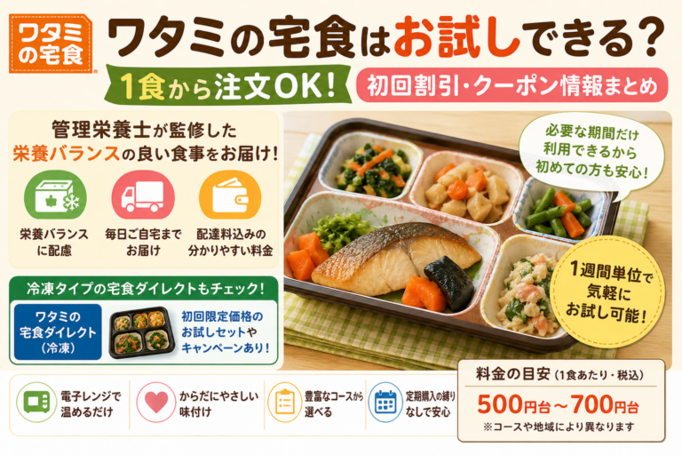 ワタミの宅食お試し